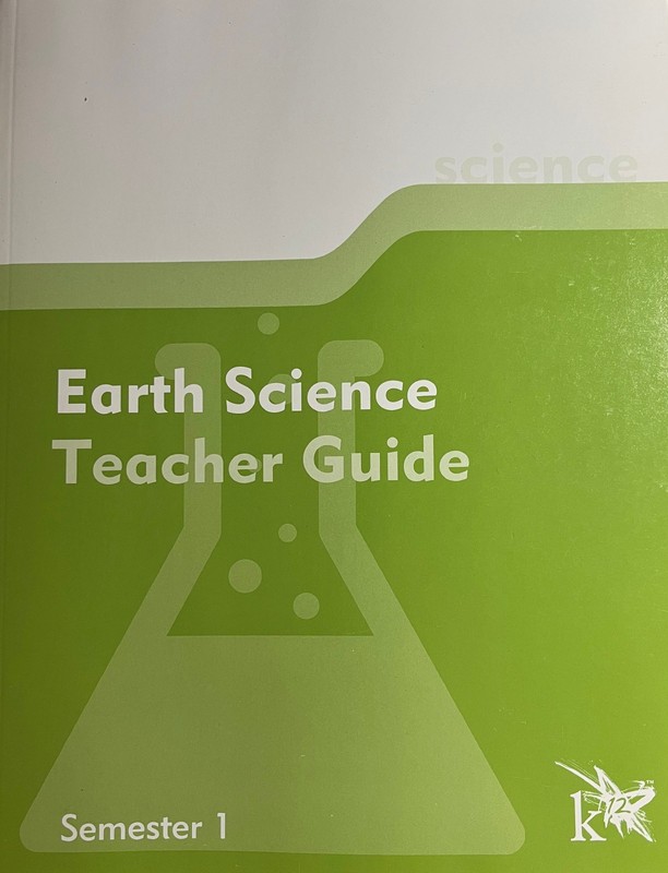 K12 Earth Science, 4 book set – Teacher Guide & Student Pages – Semester 1 & 2