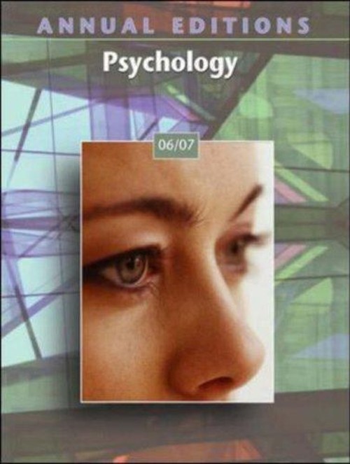 Annual Editions : Psychology 06/07 Paperback Karen G. Duffy
