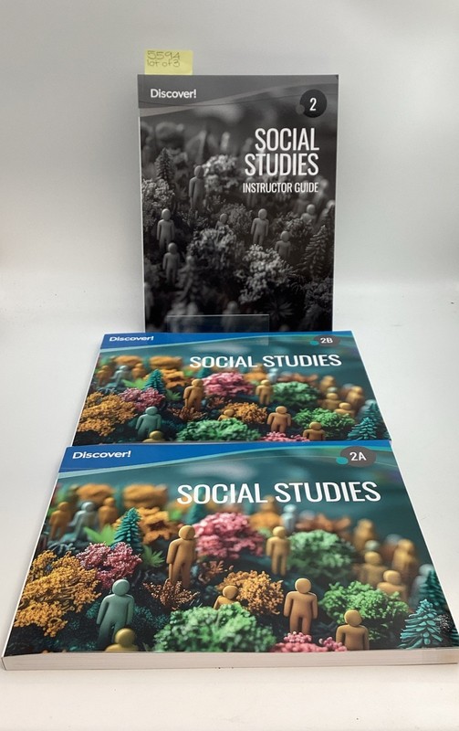 Lot Of 3 Discover Grade 2 2A 2B Social Studies Instructor Guide