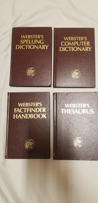 Webster's New Deluxe Desk Reference Library-4 of 7 Books-1992-PMC publishing gallery