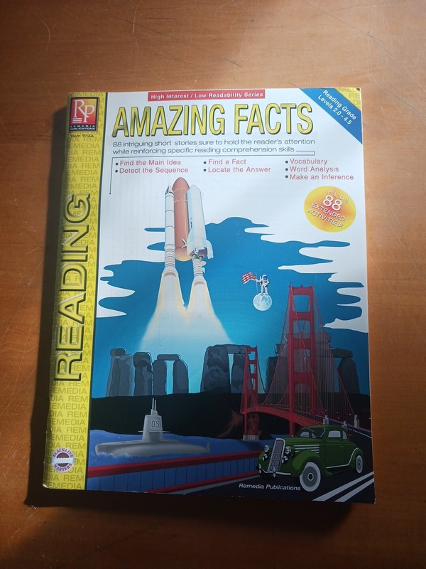 Remedia Publications. Rem 1114A. AMAZING FACTS. 2001. Reading Grade 2-4.5