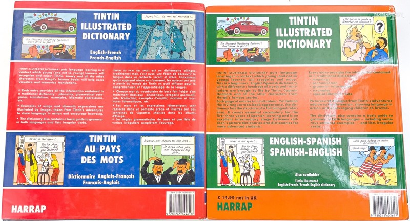 Tintin: Harrap's Illustrated Dictionary V1/V2 French/English BUY INDIVIDUALLY gallery