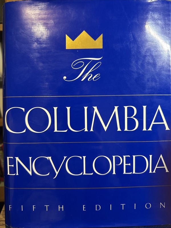 Columbia Encyclopedia by Columbia University Press Staff (1993, Hardcover) 5th