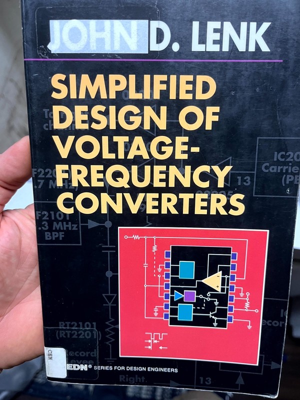 Vintage 1997 Simplified Design of Voltage-Frequency Converters by John D. Lenk
