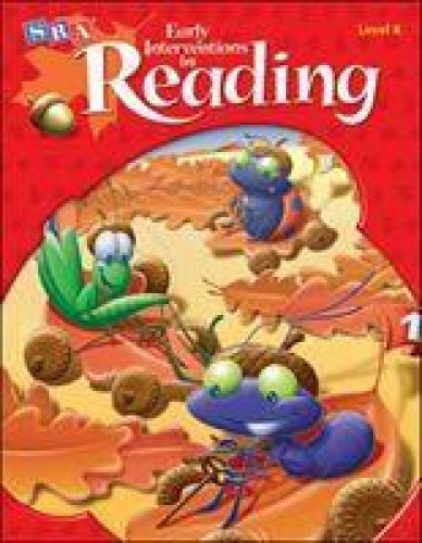 Early Interventions in Reading Level K, Activity Book (SRA EARLY INTERVENTIONS