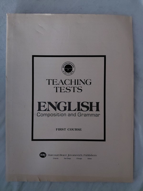 (1988) Teaching Tests: English composition and grammar – First Course