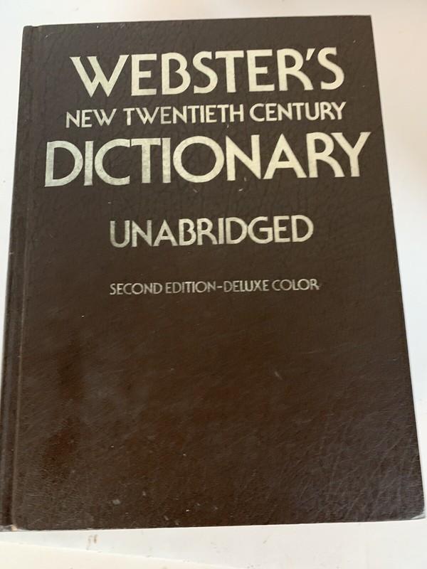 Websters New Twentieth Century Dictionary Unabridged Second Edition Deluxe Color