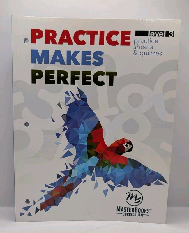 New Master Books PRACTICE MAKES PERFECT Level 3 Math Lessons Living Education gallery