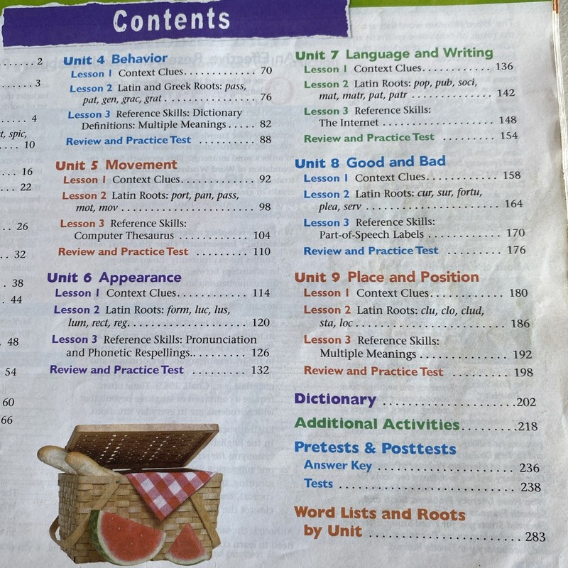 Zaner-Bloser Word Wisdom Teacher’s Guide Grade 4 Vocabulary Context Workbook gallery