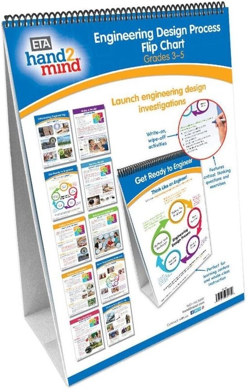 New HAND2MIND Engineering Design Process FLIP CHART Write-on Wipe-Off Grades 3-5 gallery