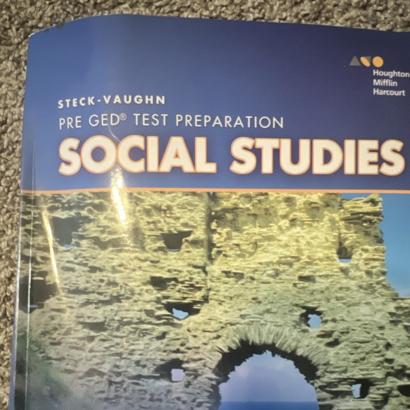 Steck-Vaughn Pre GED Test Preparation Social Studies Study Guide Houghton Miffl… gallery