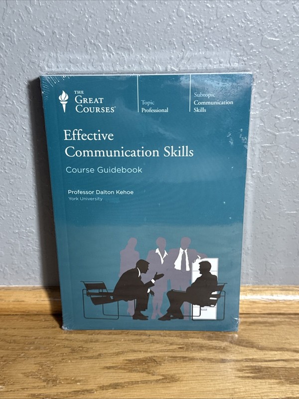 The Great Courses Effective Communication Skills 4 DVD set with guidebook