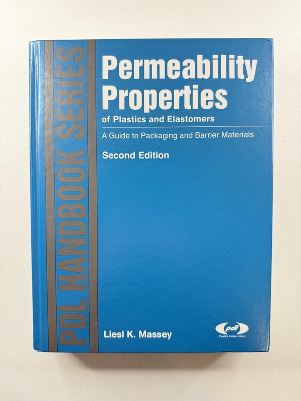 Vintage 2003 Permeability Properties of Plastics & Elastomers 2nd Ed Hardcover