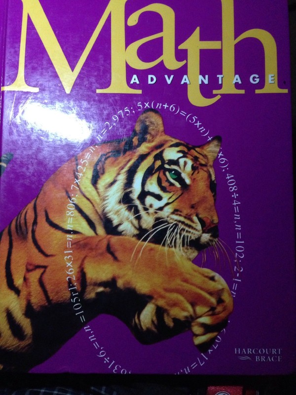 Math Advantage 1999 by HB Staff (1999, Hardcover)