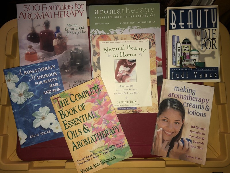 Aromatherapy Recipes & Natural Beauty Formulas Lot of 7 books  