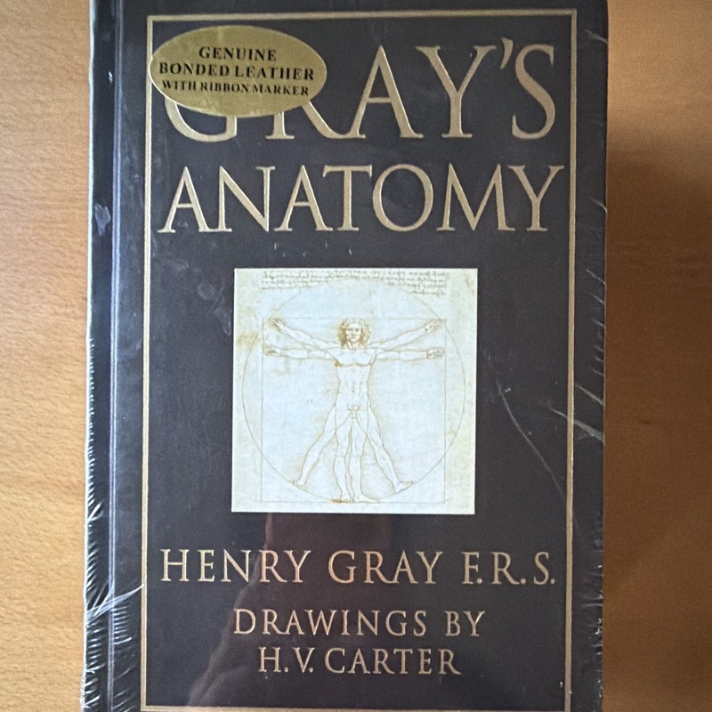 Gray’s Anatomy Henry Gray & H.V. Carter Leather Bound Classic Editions 1898