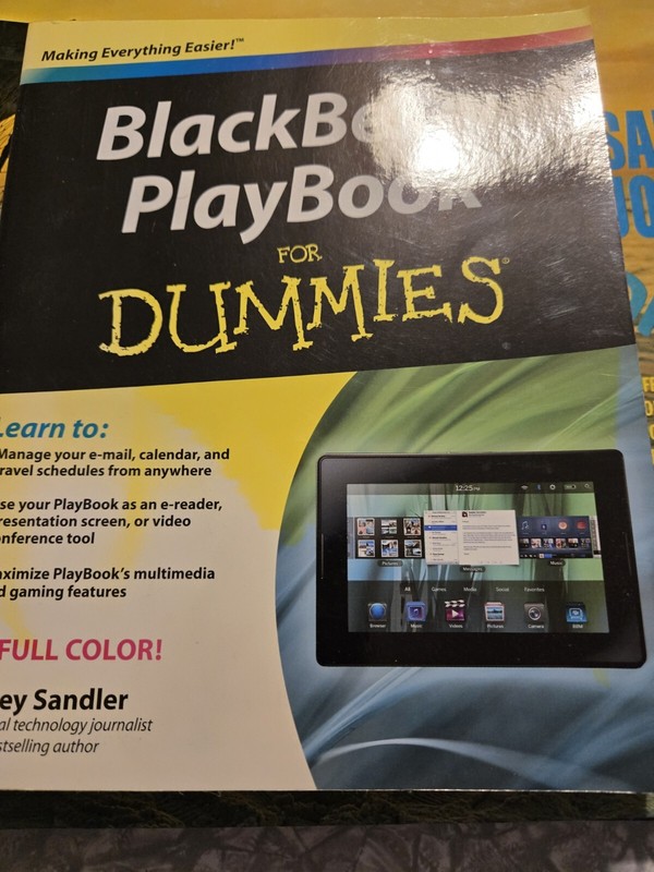 Blackberry Plabook For Dummies