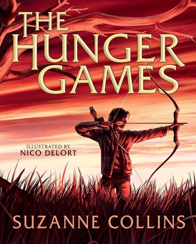 The Hunger Games: Illustrated Edition by Suzanne Collins Hardcover Book