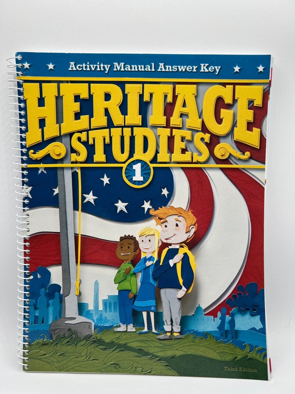 BJU Press Heritage Studies 1 Activity Manual Answer Key (3rd Edition, 2013)