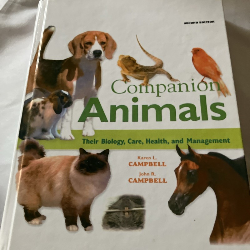 Companion, Animals, By Karen, And John Campbell Second Edition Hardcover.