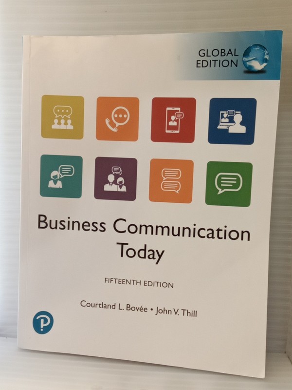 Business Communication Today 15e by Courtland L. Bovee Global Edition softcover