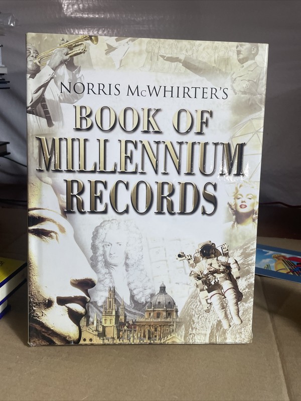 Norris McWhirter’s Book of Millennium Records:Human Achievement Large Hardback