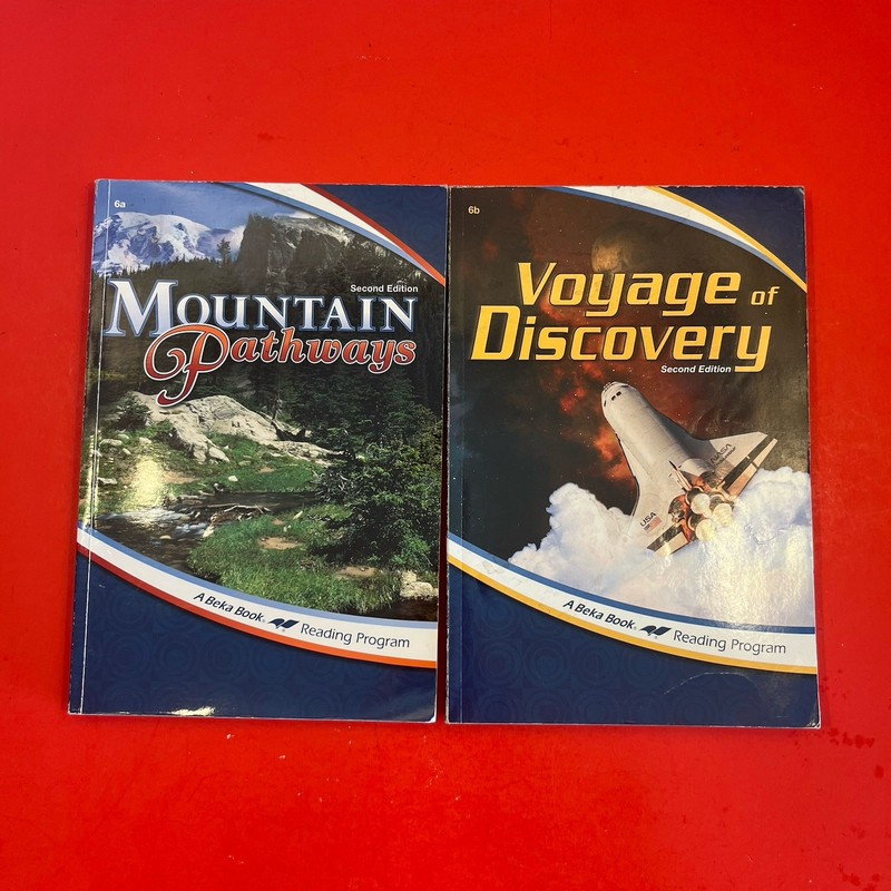 Lot 2 A Beka Books Abeka 6th Grade Readers Mountain Pathways Voyage Of Discovery