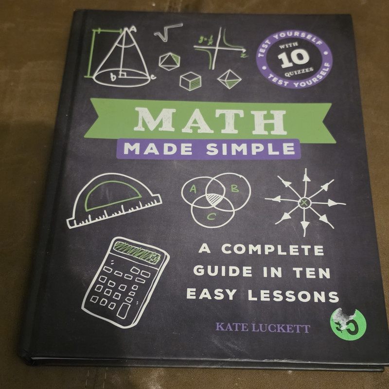 Math Made Simple by Kate Luckett Hardcover 1st Ed 2013 (Made Simple Series)