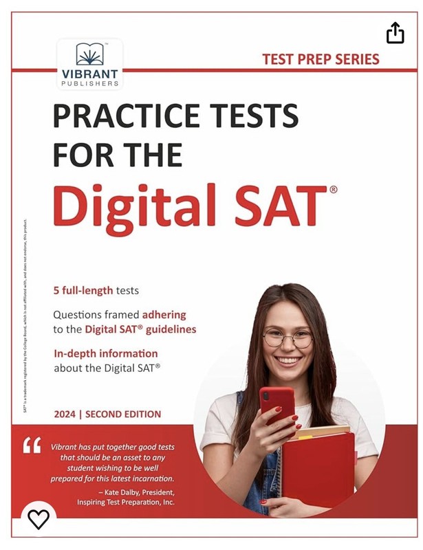 Practice Tests for the Digital SAT by Vibrant Publishers (2024)