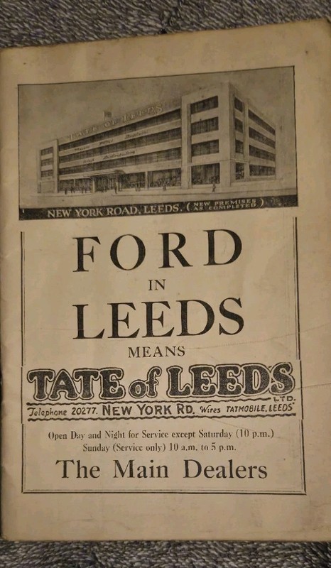 Vintage 1920s Motoring books Inc MAP YORKSHIRE and Book Of Day Trips YORKSHIRE gallery