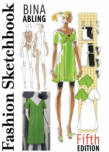 Fashion Sketchbook by Bina Abling (2007, Spiral)