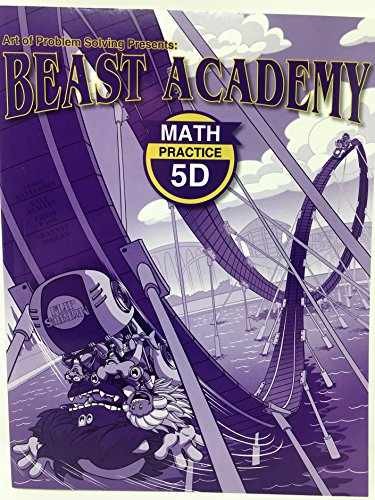 Beast Academy 5D Practice Book – Paperback, by Jason Batterson – Very Good h
