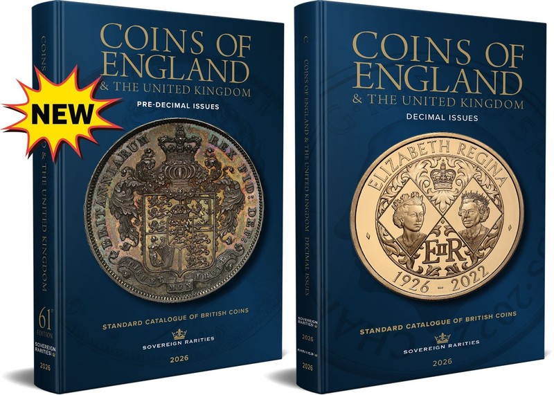 COINS OF ENGLAND 2026 - PRE &POST-DECIMAL VOLUMES **NEW - NOW IN STOCK**