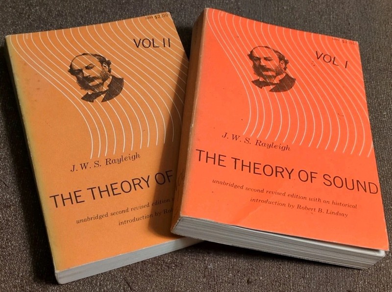 The Theory of Sound Vol. I & II by J.W.S. Rayleigh – 1945 Dover 2-Volume Set Lib gallery