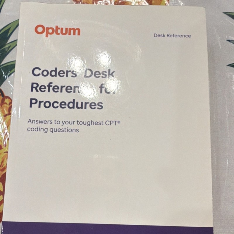 Optum Coders’ Desk Reference for Procedures 2023 Paperback Medical Coding