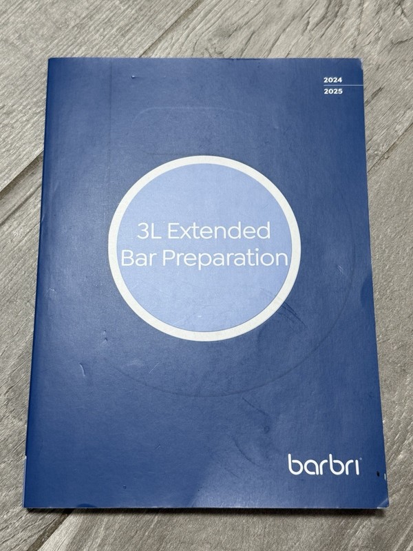 🌟 3L Extended Bar Preparation 2024-2025 Barbri