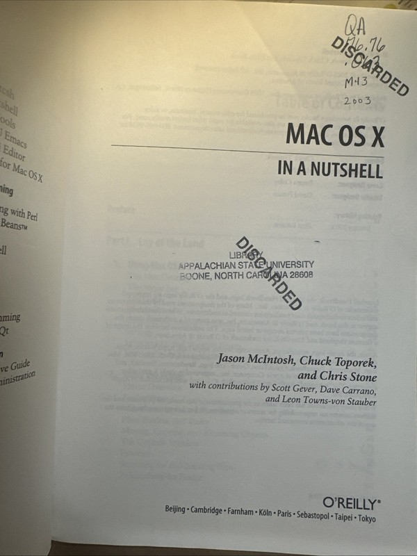 In a Nutshell (O'reilly) Ser.: Mac OS X Panther in a Nutshell : A Desktop Quick gallery