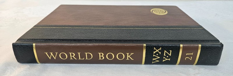1974 The WORLD BOOK Encyclopedia Vol. 21 “W-X, Y-Z” Hardcover Book EXCELLENT