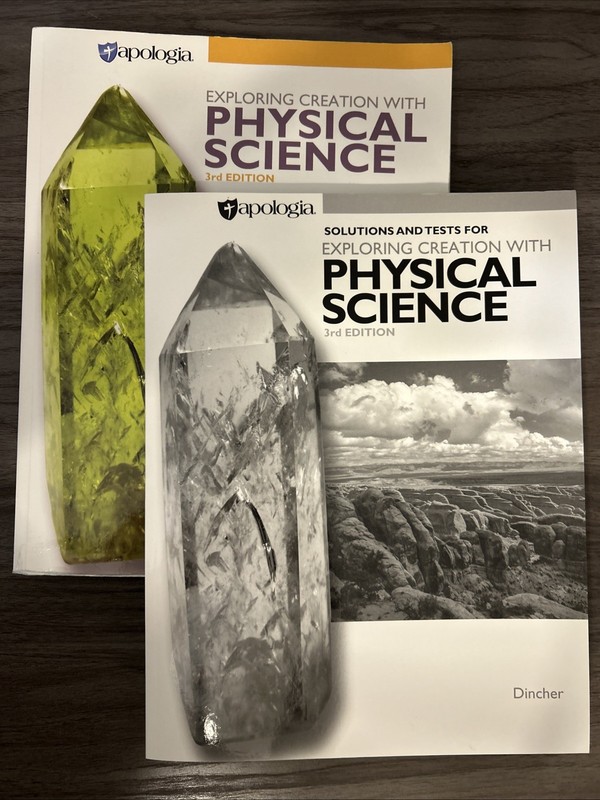 Exploring Creation with Physical Science 3rd Edition by Dincher, Tests Included