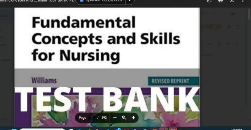 Fundamental Concepts and Skills for Nursing – Revised Reprint by Patricia A….