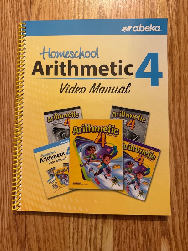 Arithmetic 4 video manual Abeka