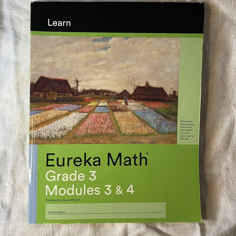 NEW EUREKA MATH Grade 3 LEARN Modules 3 & 4 Workbook Homeschool 9781640540613