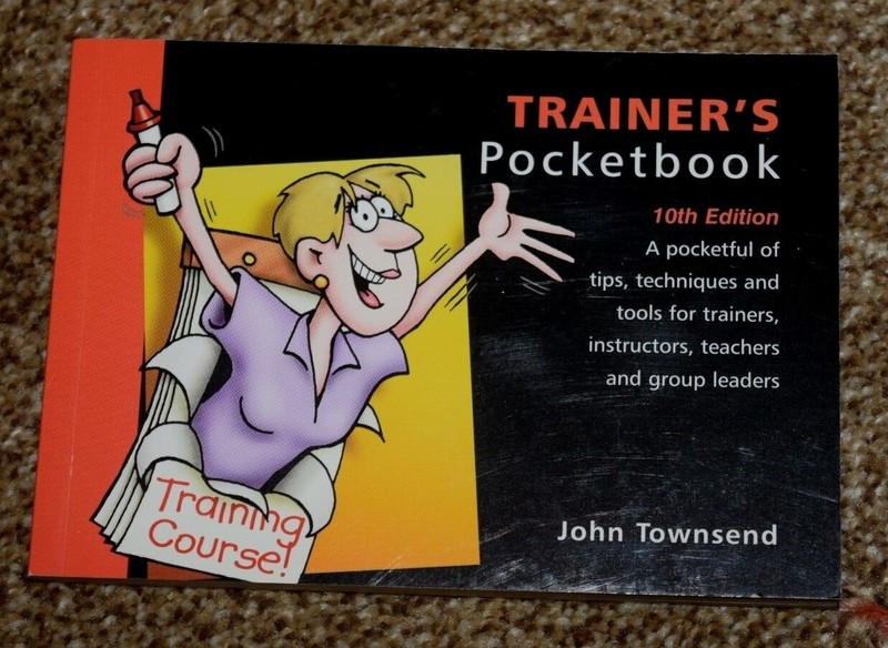 “TRAINER’S Pocketbook w Facilitator’s Rainbow” 10th Ed, 124Pages, (4″ x 6″) New