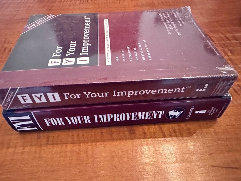 FYI: For Your Improvement: 2 Editions: 3rd, new, shrink wrapped; 4th, very good gallery
