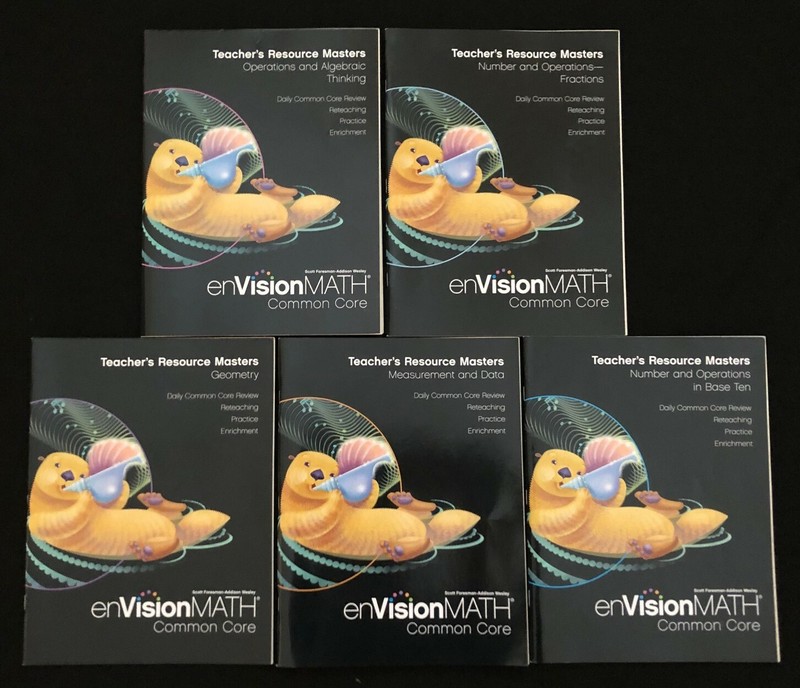 3rd Grade - TEACHER'S RESOURCE MASTERS (5 book set) (2012, Pearson)