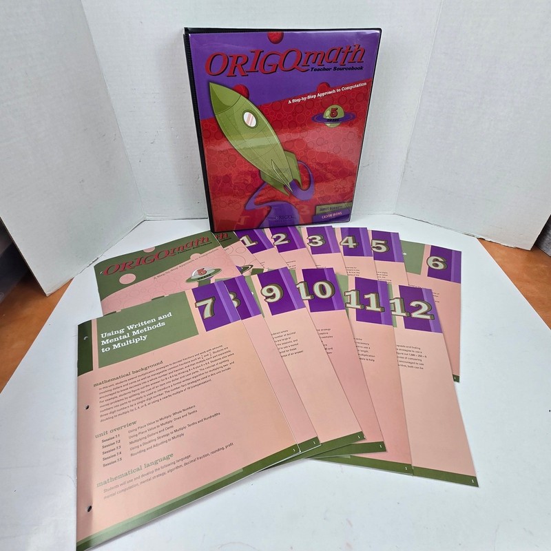 Origomath 5th Grade Teacher Sourcebook Step by Step Computation Burnett Irons