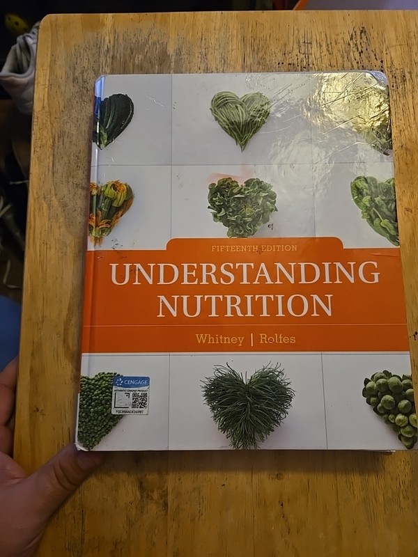 Understanding Nutrition 15th Edition by E. Whitney & R. Sharon Hardcover