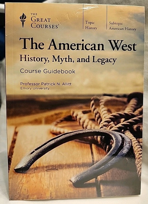 The American West : History, Myth, and Legacy by Patrick N Allitt NEW 4 DVD/Book