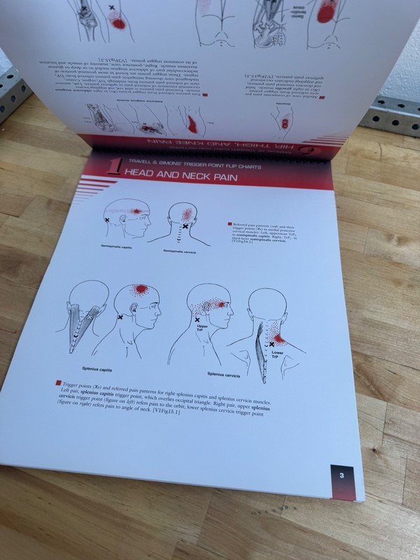 NEW Travell Simons & Simons' Trigger Point Pain Patterns Flip Charts gallery