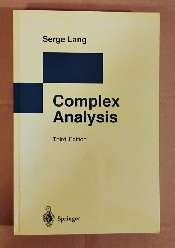 Complex Analysis by Serge Lang (1997)